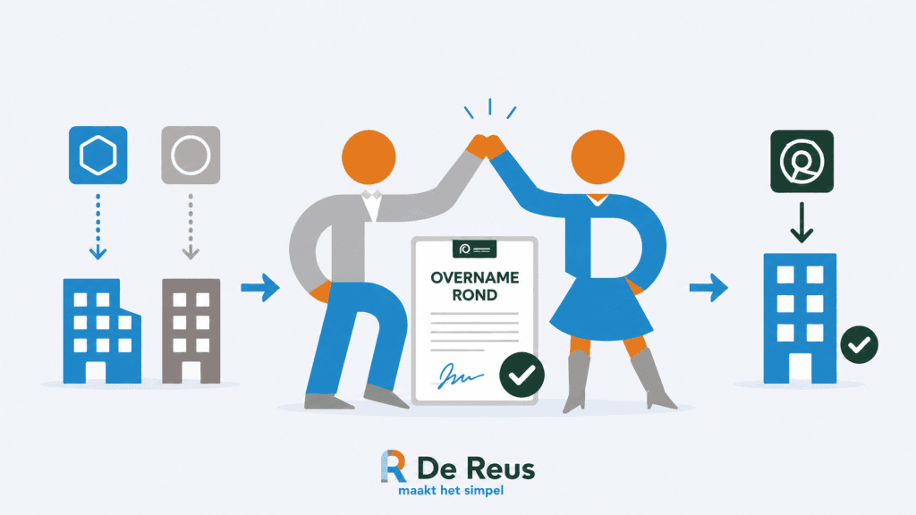 Bedrijfsovername en bedrijfsfusie voltooid
